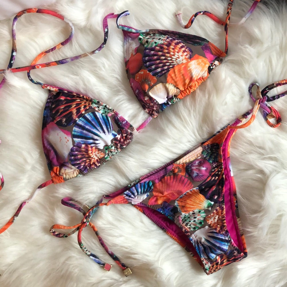 Shell Print Bikini Set